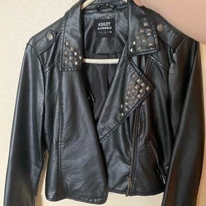 Faux leather jacket
